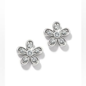 Enchanted Flower Silver Plated Earrings